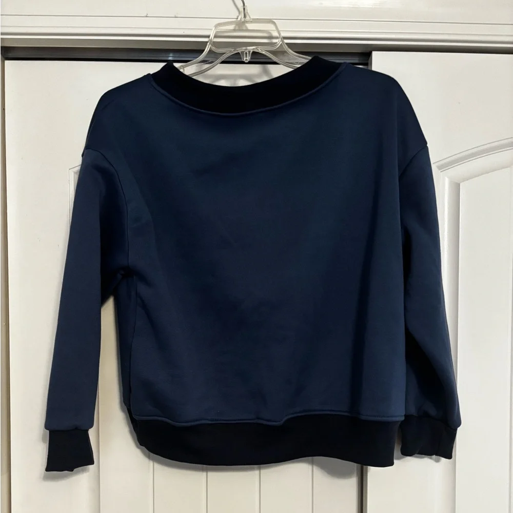 Navy/Blue Reversible Sweatshirt - Picture 4 of 5